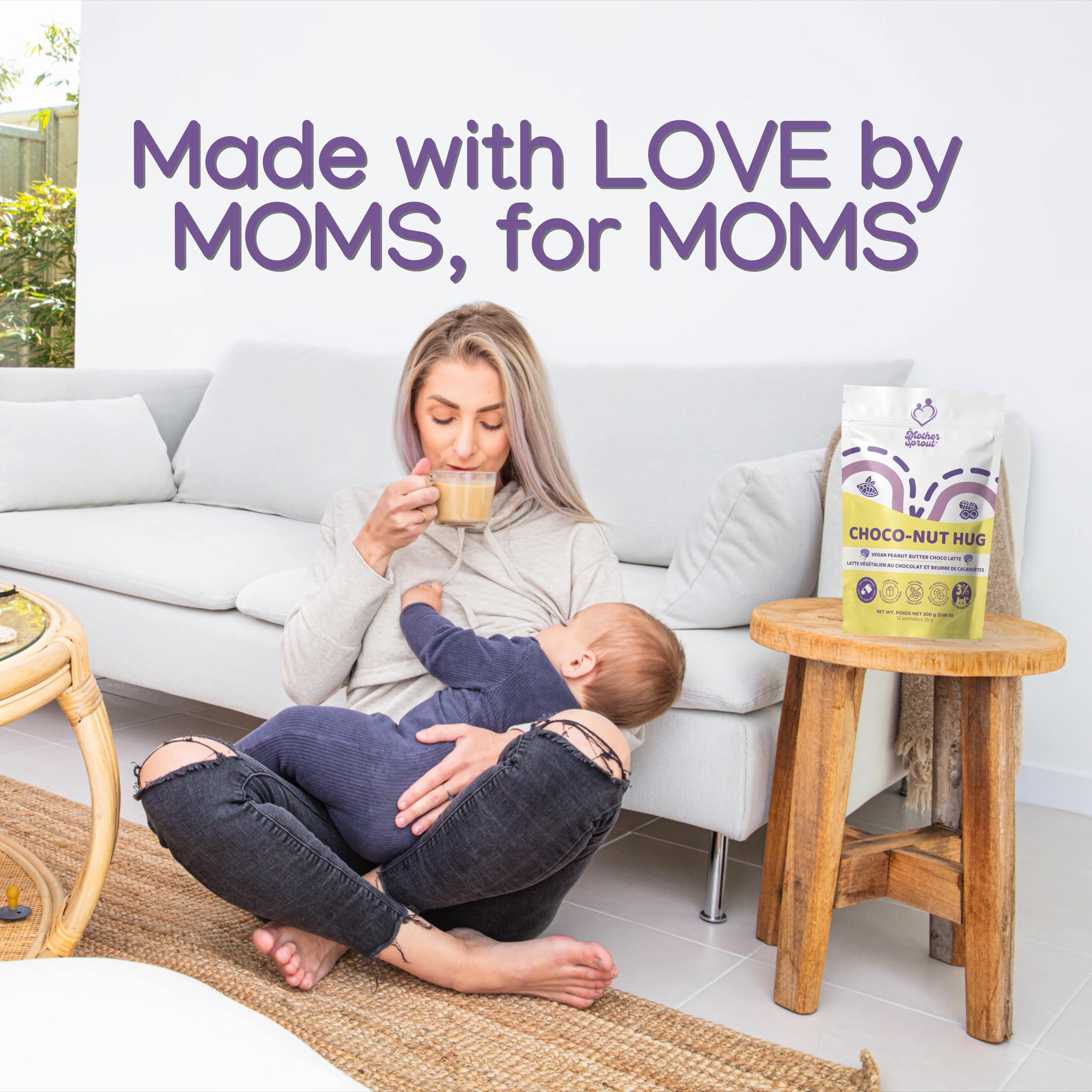 Amazon.com: Mother Sprout Choco-Nut Hug – Vegan Lactation Drink